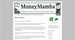 Desktop Screenshot of moneymamba.com